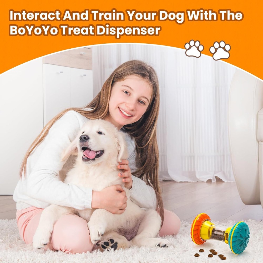 Quiet Rolling Treat Dispensing - огляд і ціна Rubber Treat Dispensing Dog Toy