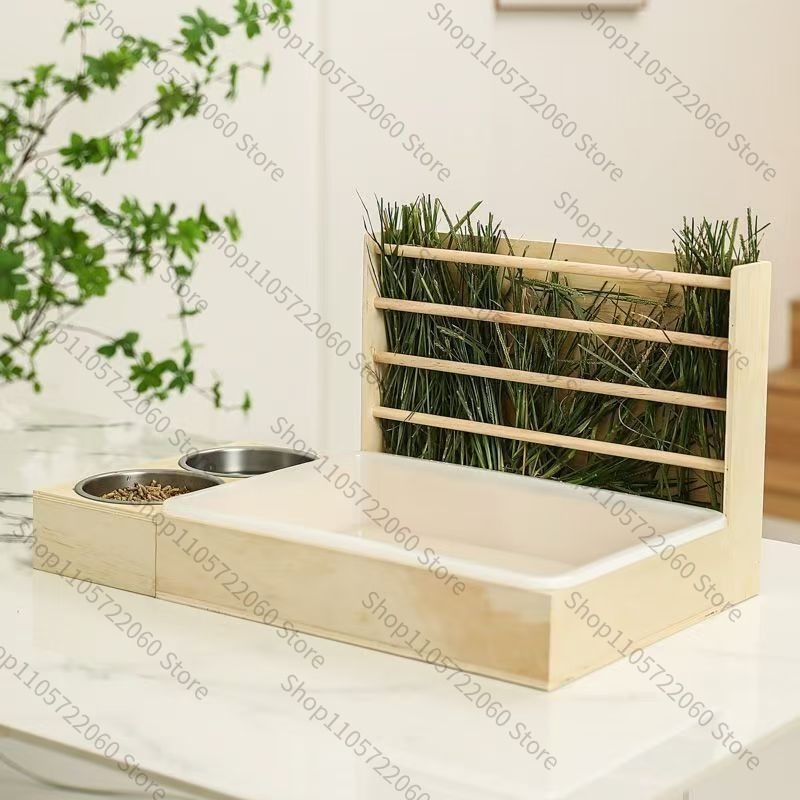 Wooden Rabbit Hay Feeder, Mini - огляд і ціна Pet Beds