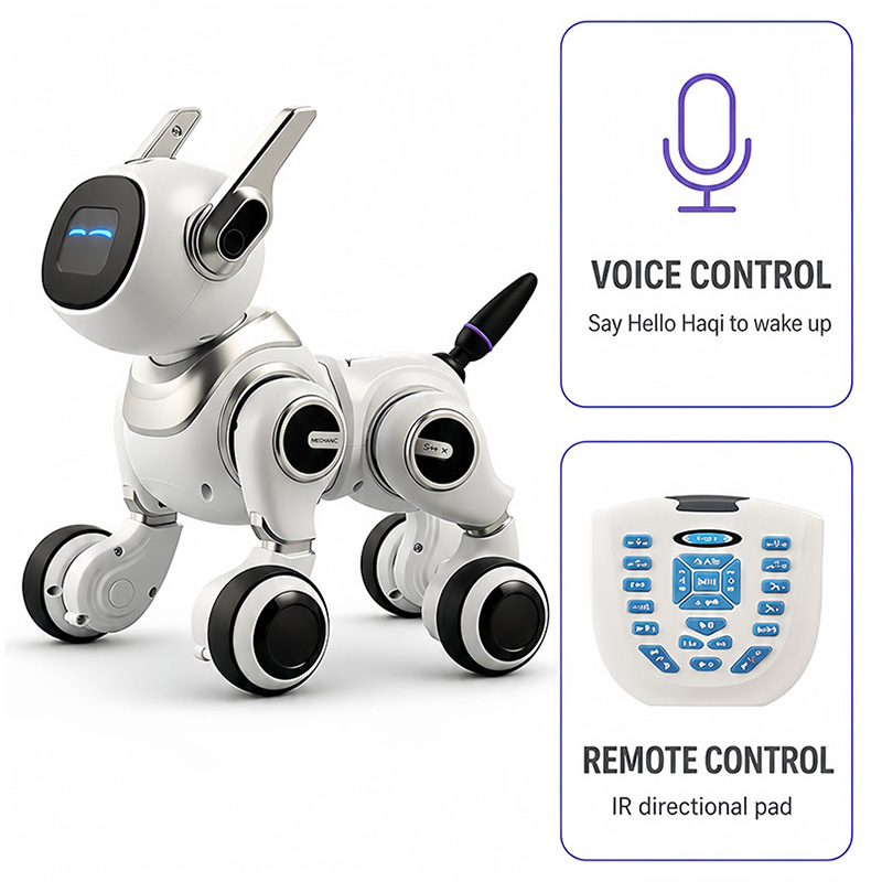Interactive Robot Dog G110 For - огляд і ціна Dog Toys
