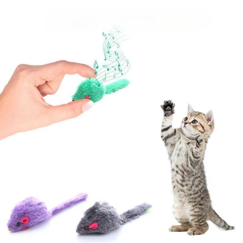 Cat Mouse Toy Squeaky Prefille - огляд і ціна Catnip Interactive Plush Mouse