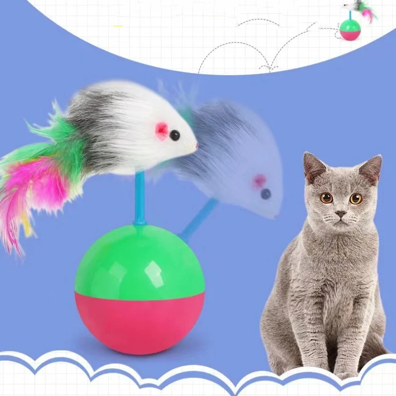 Interactive Cat Toy Ball Mouse - огляд і ціна Interactive Squeaky Plush Dog Toy