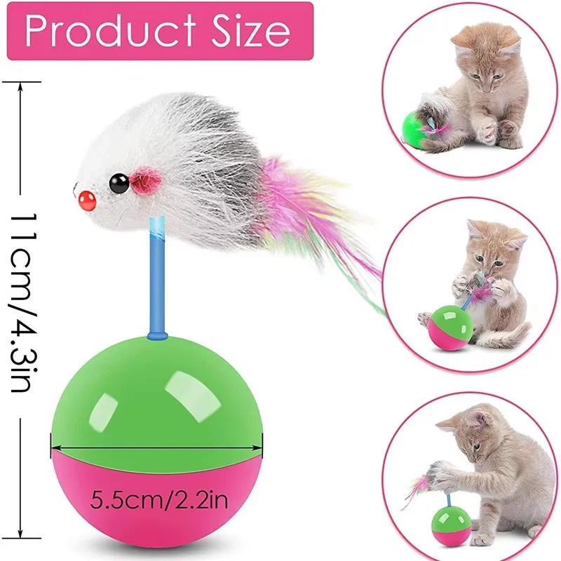 Interactive Cat Toy Ball Mouse - огляд і ціна Interactive Squeaky Plush Dog Toy
