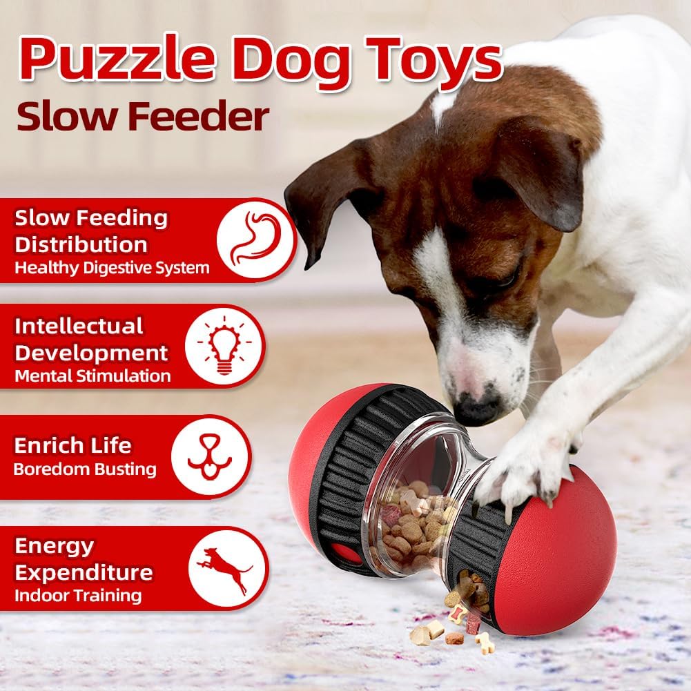 Dog Toys & Adjustable Slow Fee - огляд і ціна Dog Puzzle Feeder Toy