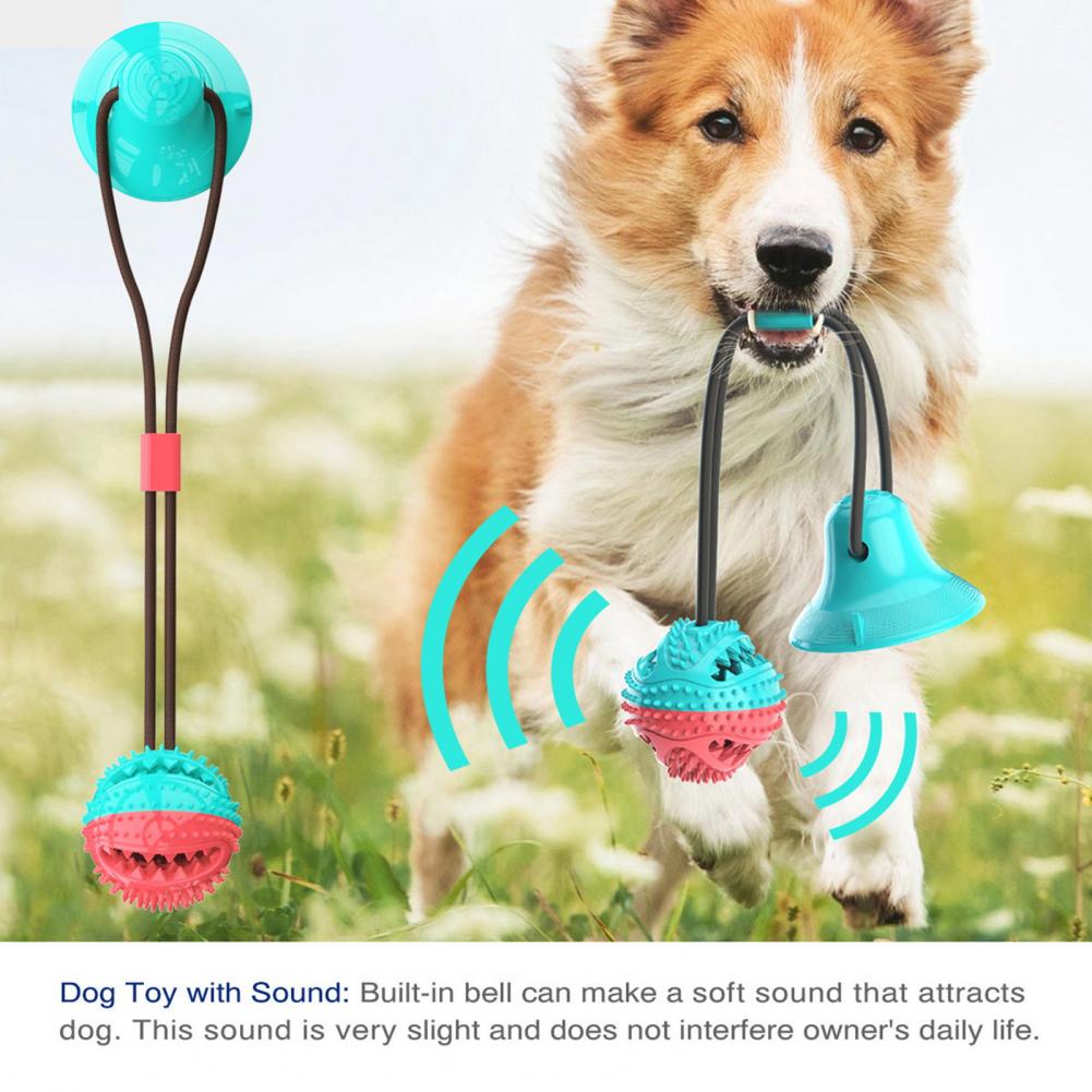 Dog Chew Toys for Aggressive C - огляд і ціна Suction Cup Dog Tug Toy