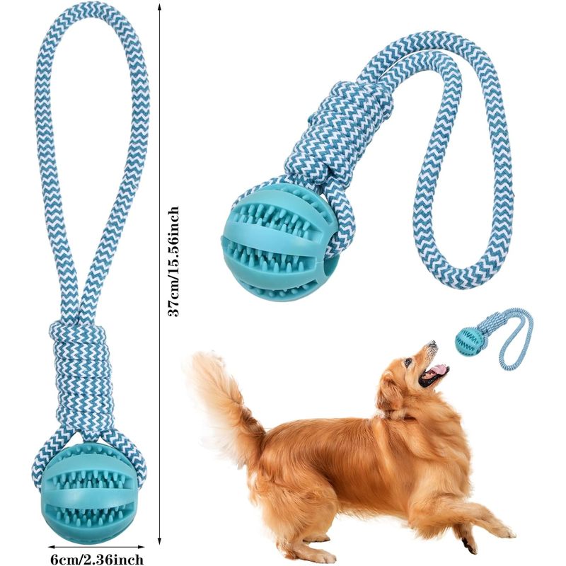 Volumoon Ball on Rope - Indest - огляд і ціна Indestructible Dog Chew Toy