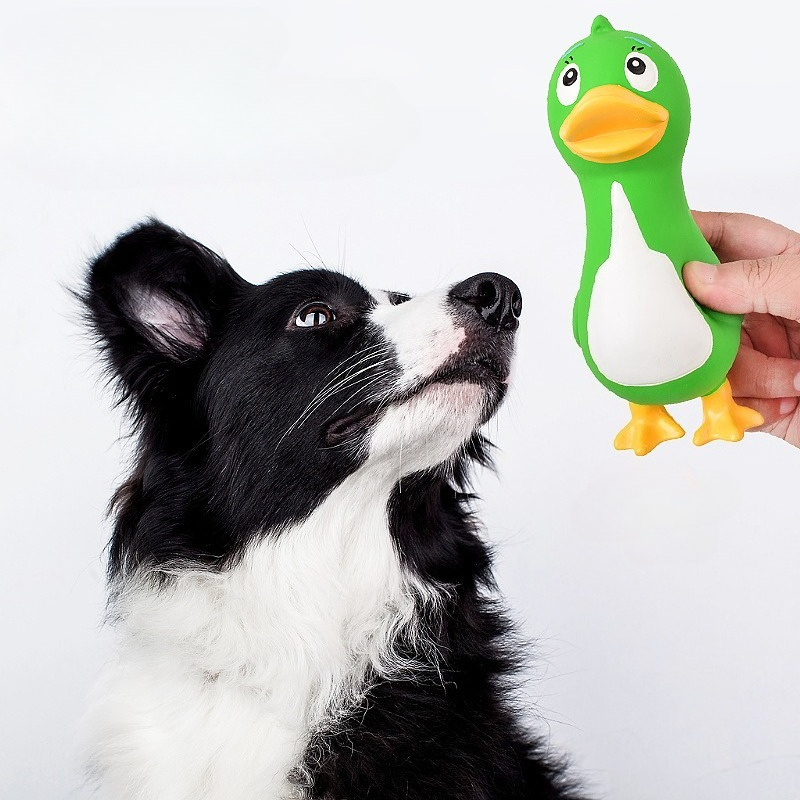 Squeaky Latex Chicken Duck Goo - огляд і ціна Interactive Squeaky Plush Dog Toy