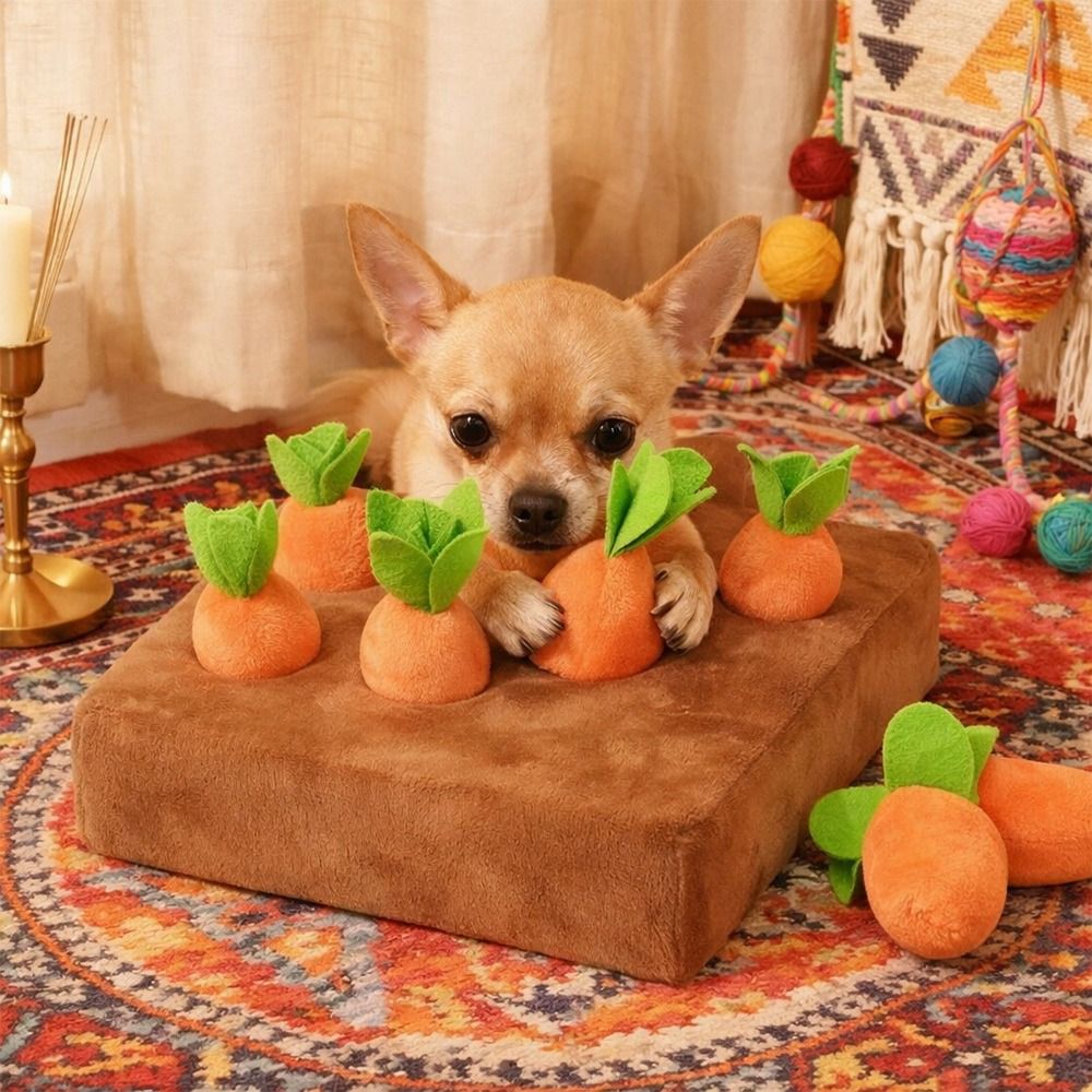 Stress Relief Carrot Snuffle M - огляд і ціна Dog Puzzle Feeder Toy