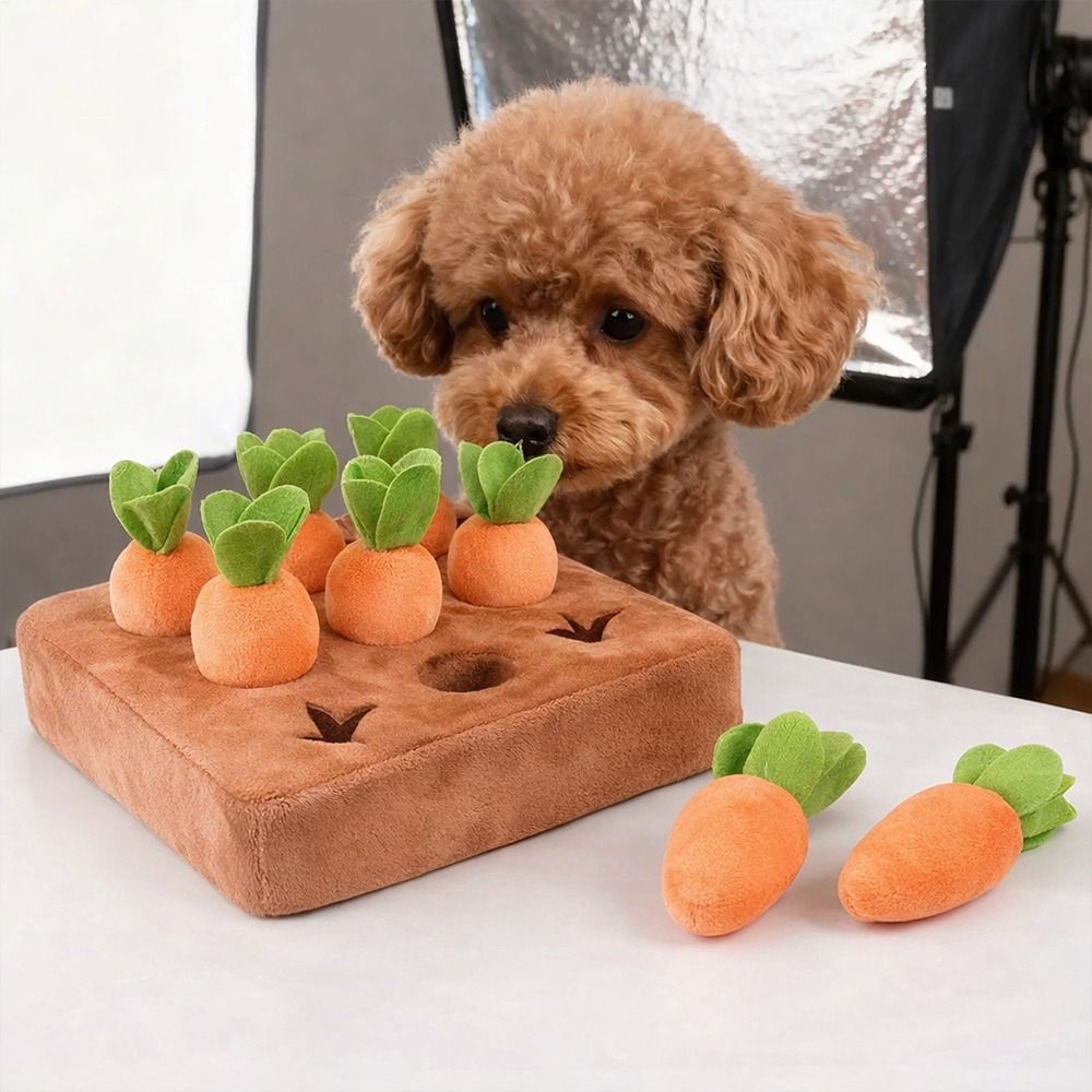 Stress Relief Carrot Snuffle M - огляд і ціна Dog Puzzle Feeder Toy