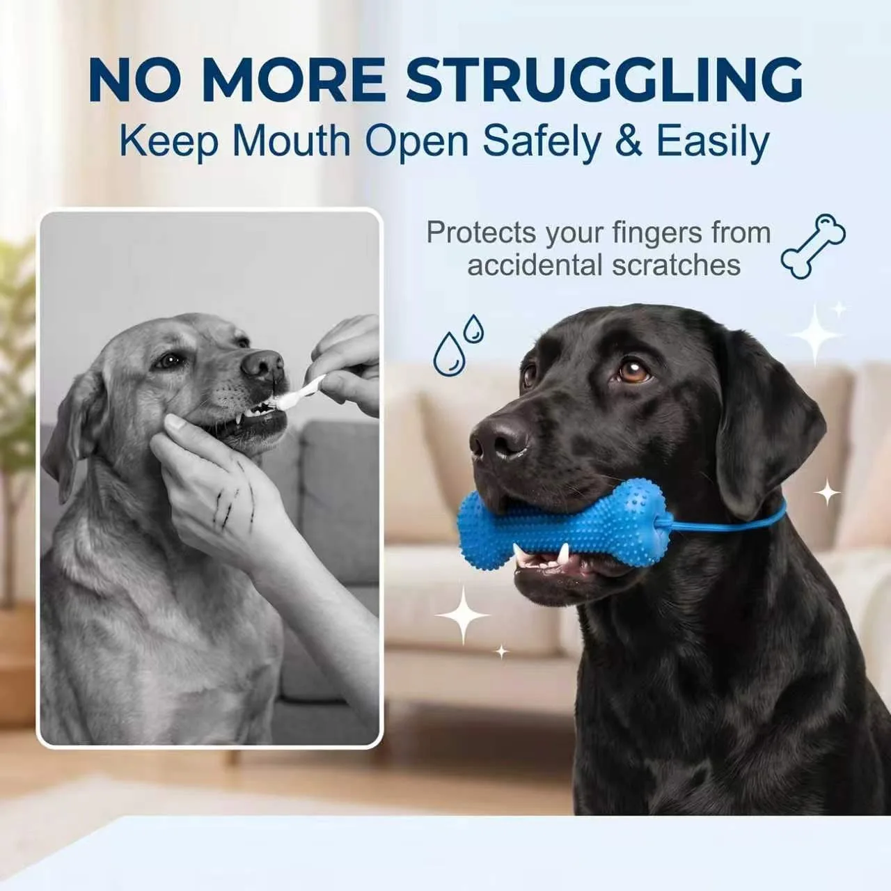 Reusable Dog Chew Toy Rubber B - огляд і ціна Teeth Cleaning Dog Chew Bone
