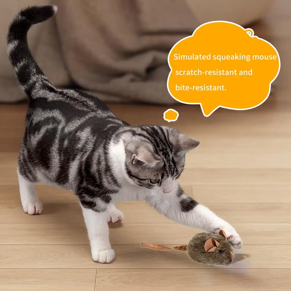 Funny Plush Mice Cat Toy Simul - огляд і ціна Catnip Interactive Plush Mouse