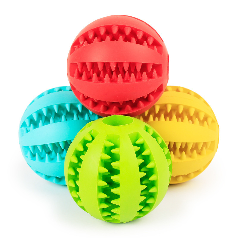 Pet Dog Rubber Chew Toy Ball T - огляд і ціна Rubber Treat Dispensing Dog Toy