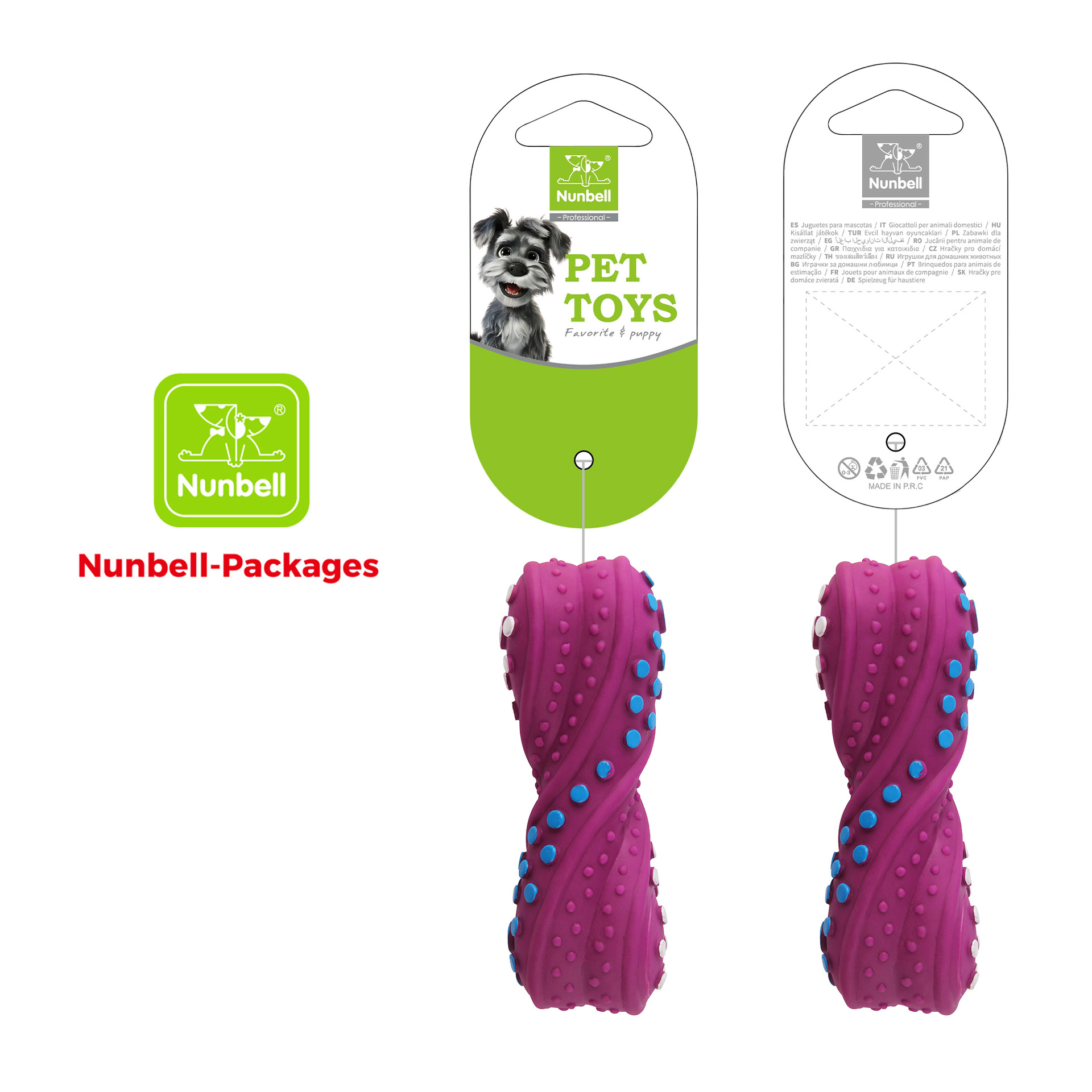 Pet Squeaky Dog Toy Flat Bone  - огляд і ціна Teeth Cleaning Dog Chew Bone