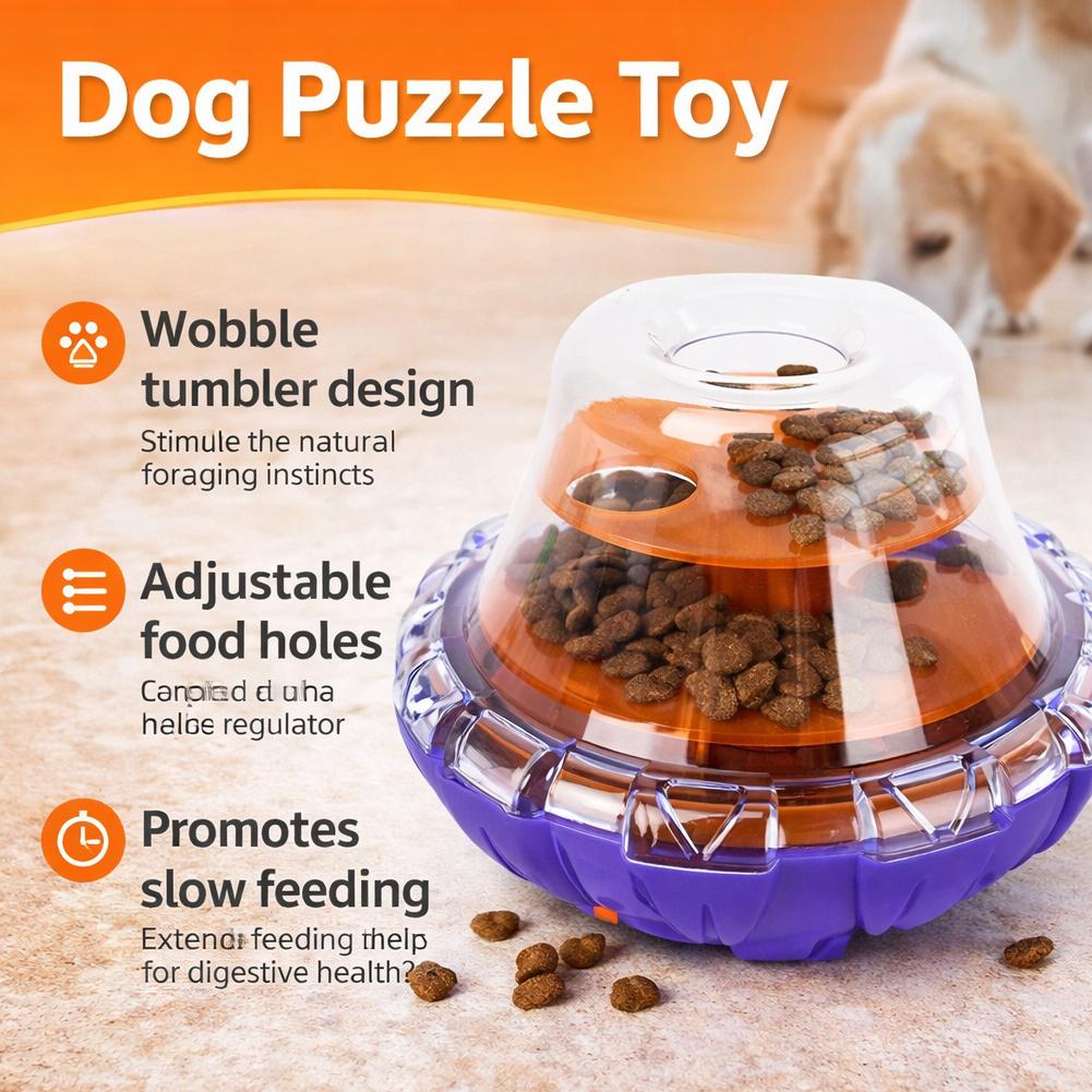 Interactive Dog Puzzle Toy Slo - огляд і ціна Dog Puzzle Feeder Toy