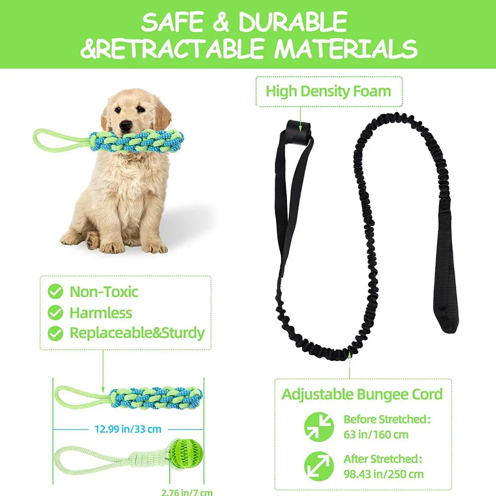 Interactive Dog Toy Tug of War - огляд і ціна Suction Cup Dog Tug Toy