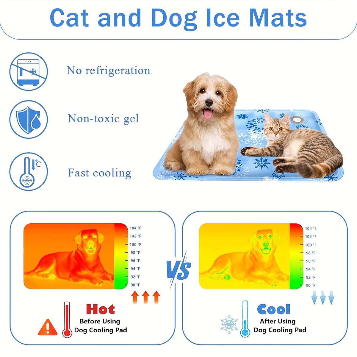 Summer Pet Mat, Pet Ice Mat, D - огляд і ціна Pet Beds
