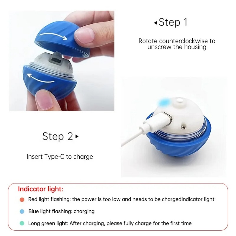 Automatic Moving Dog Toy Ball  - огляд і ціна Automatic Moving Dog Ball