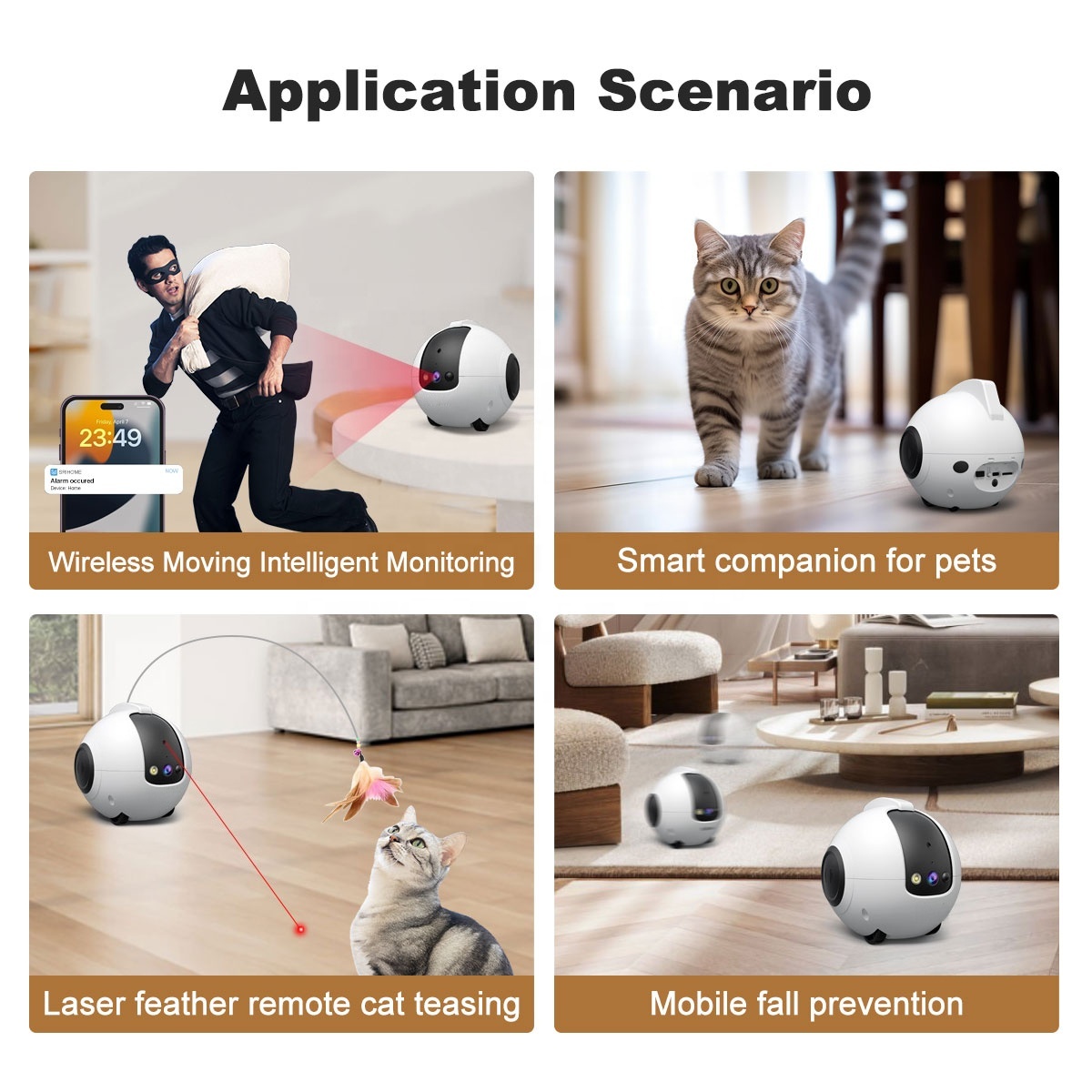 AI Pet Companion Robot Mobile  - огляд і ціна Cat Toys