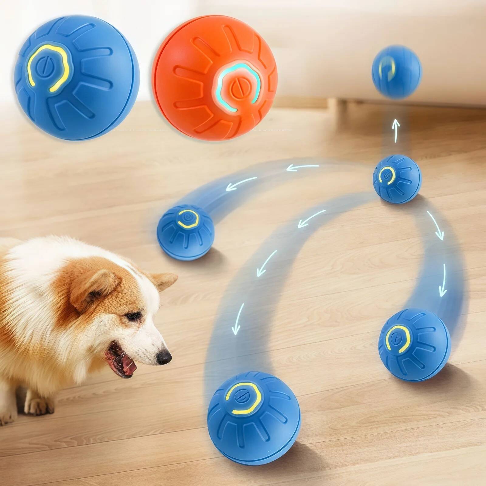 Smart Dog Toy Ball Electronic  - огляд і ціна Automatic Moving Dog Ball
