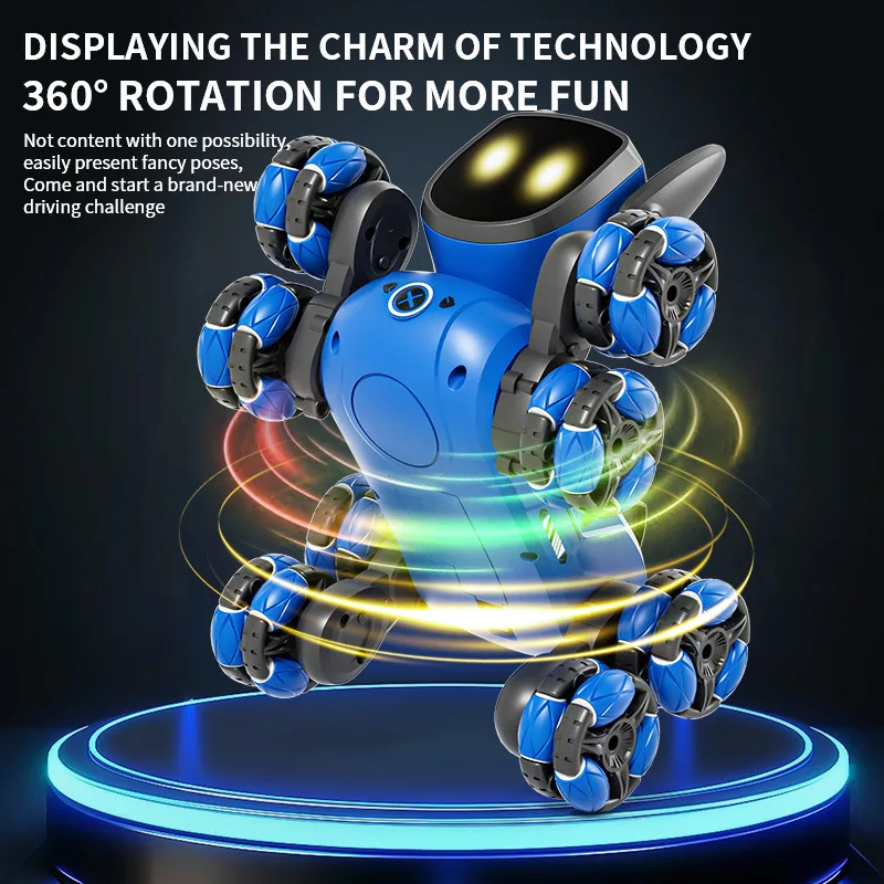 JJRC Q200 2026 RC Robot Stunt  - огляд і ціна Interactive Squeaky Plush Dog Toy