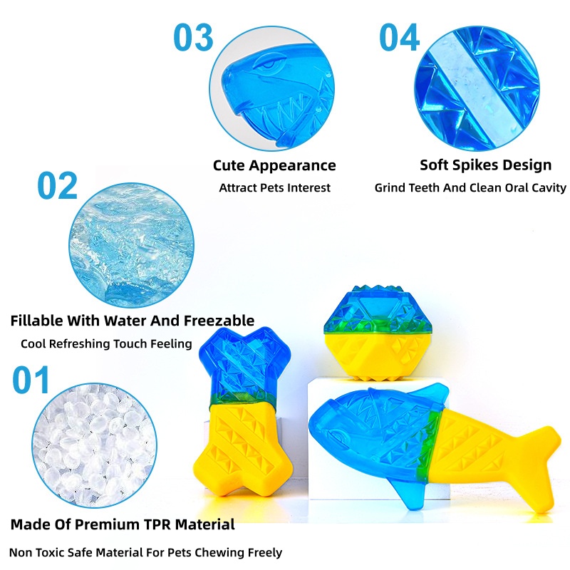 Freezable Summer Dog Cooling T - огляд і ціна Teeth Cleaning Dog Chew Bone