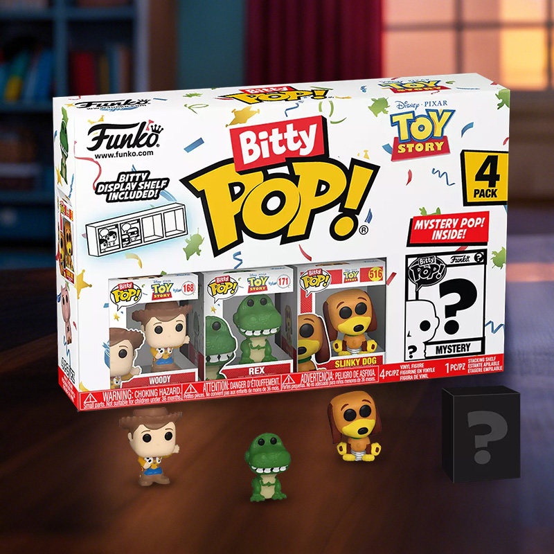 Funko Bitty Pop Toy Story Wood - огляд і ціна Interactive Squeaky Plush Dog Toy