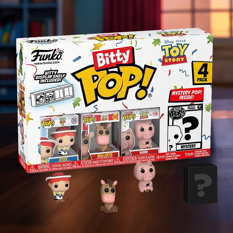 Funko Bitty Pop Toy Story Wood - огляд і ціна Interactive Squeaky Plush Dog Toy