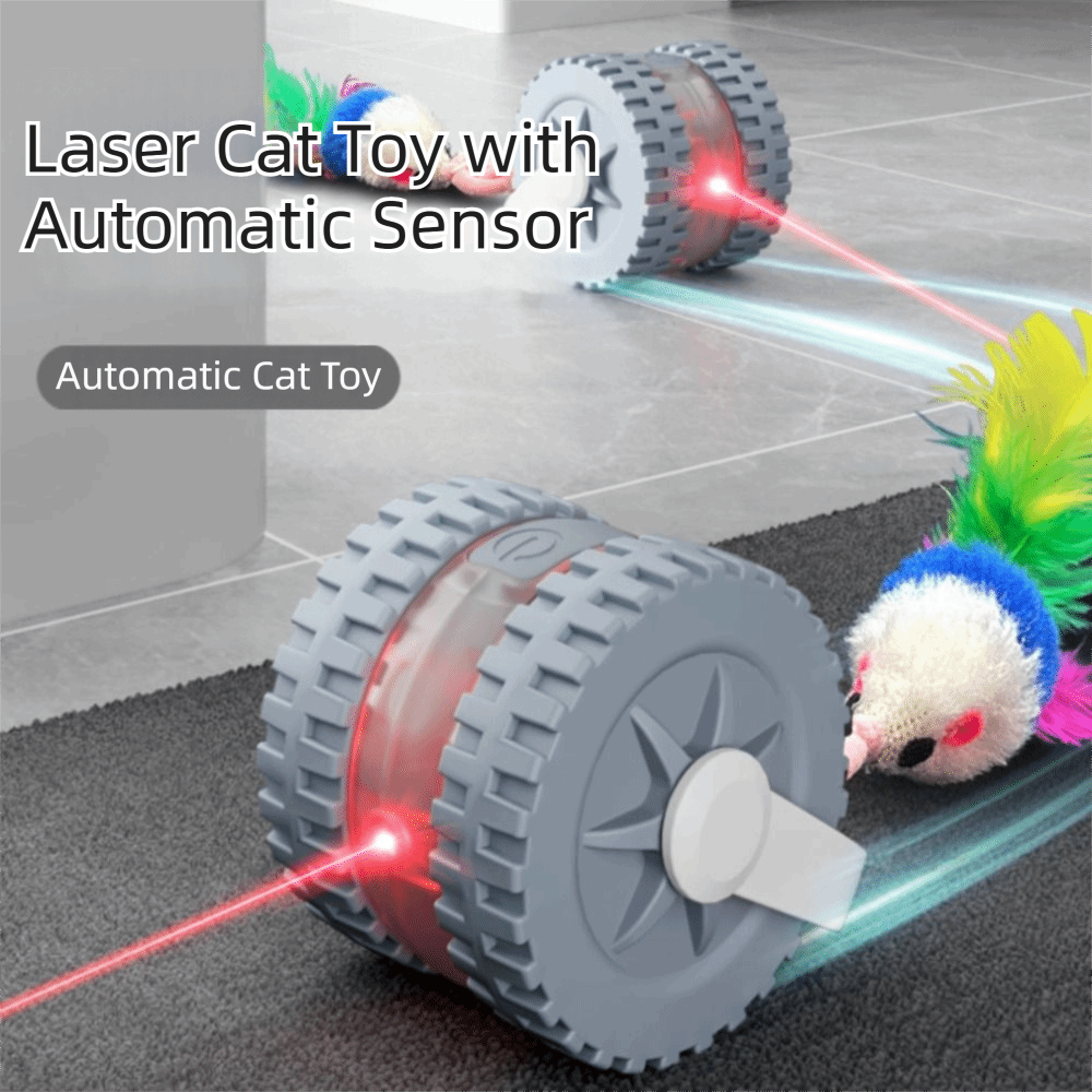 With Mouse Tail Infrared Laser - огляд і ціна Laser Pointer Cat Toy Automatic