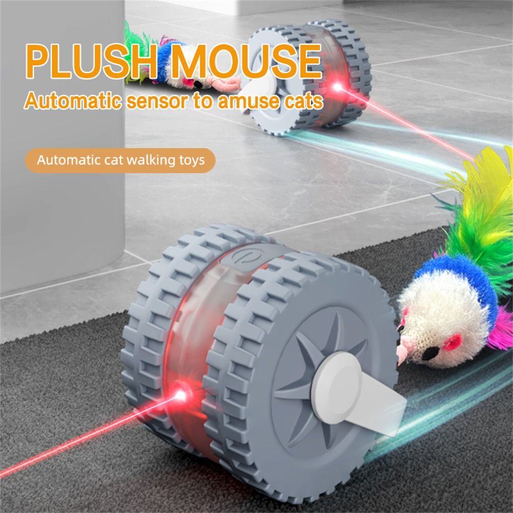 With Mouse Tail Infrared Laser - огляд і ціна Laser Pointer Cat Toy Automatic