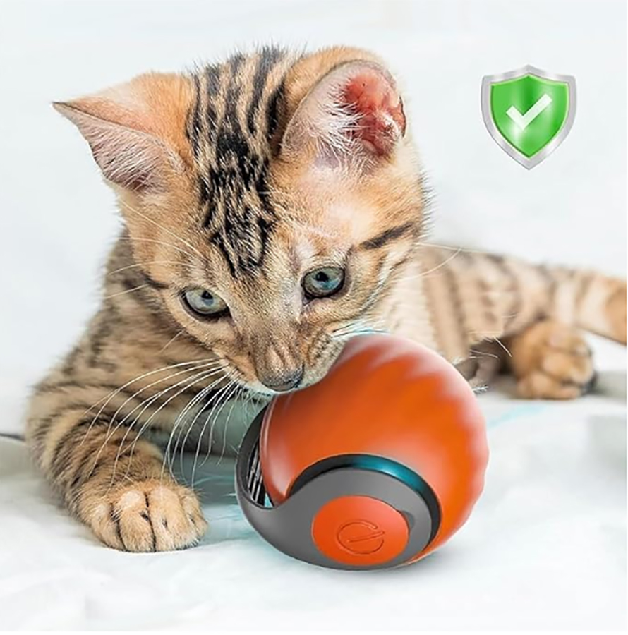 Interactive Cat Toy Ball Autom - огляд і ціна Automatic Moving Dog Ball